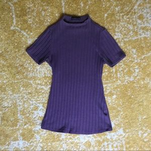 Ribbed Purple shirt